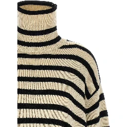 Bicolor Wool Cardigan