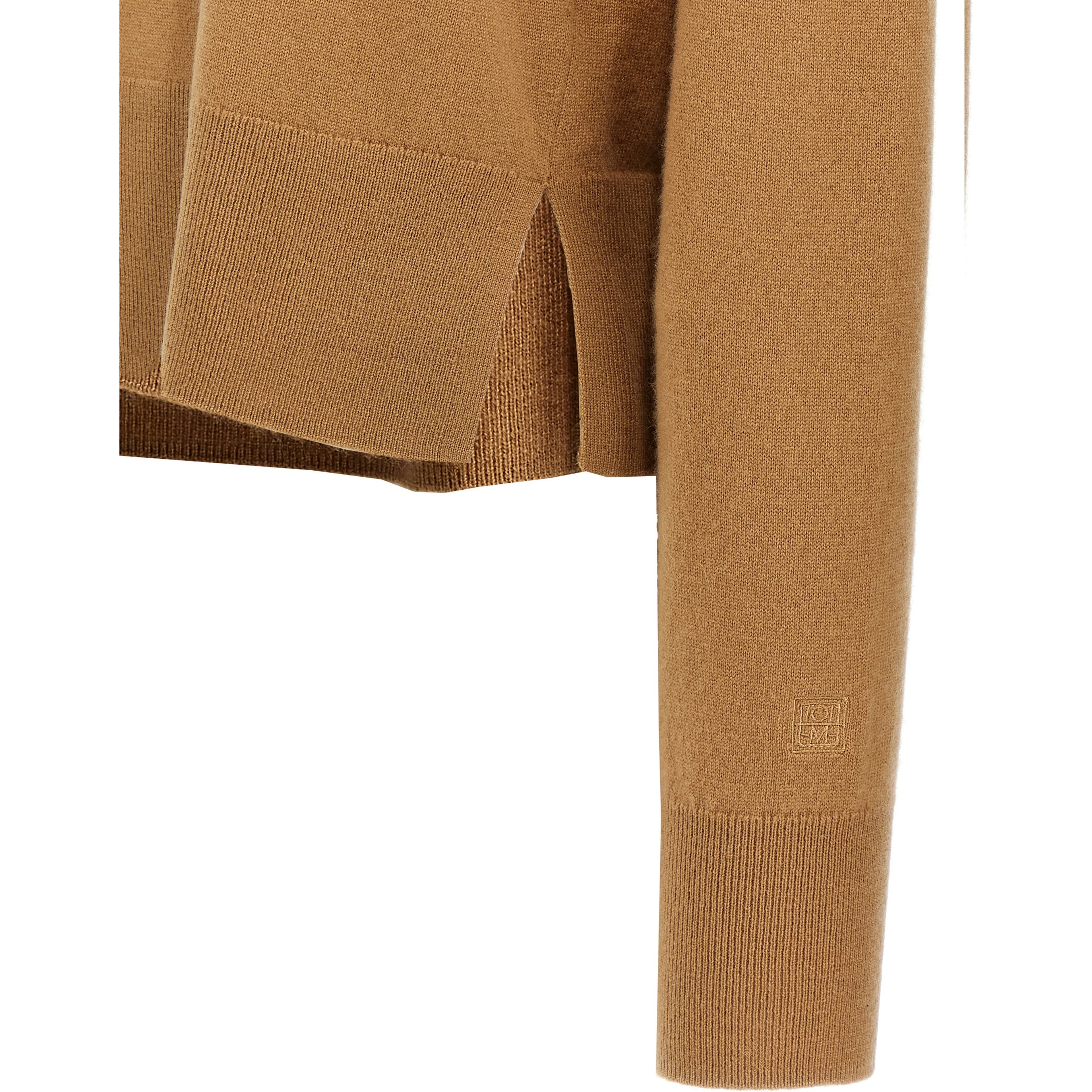 Beige Cashmere Cardigan