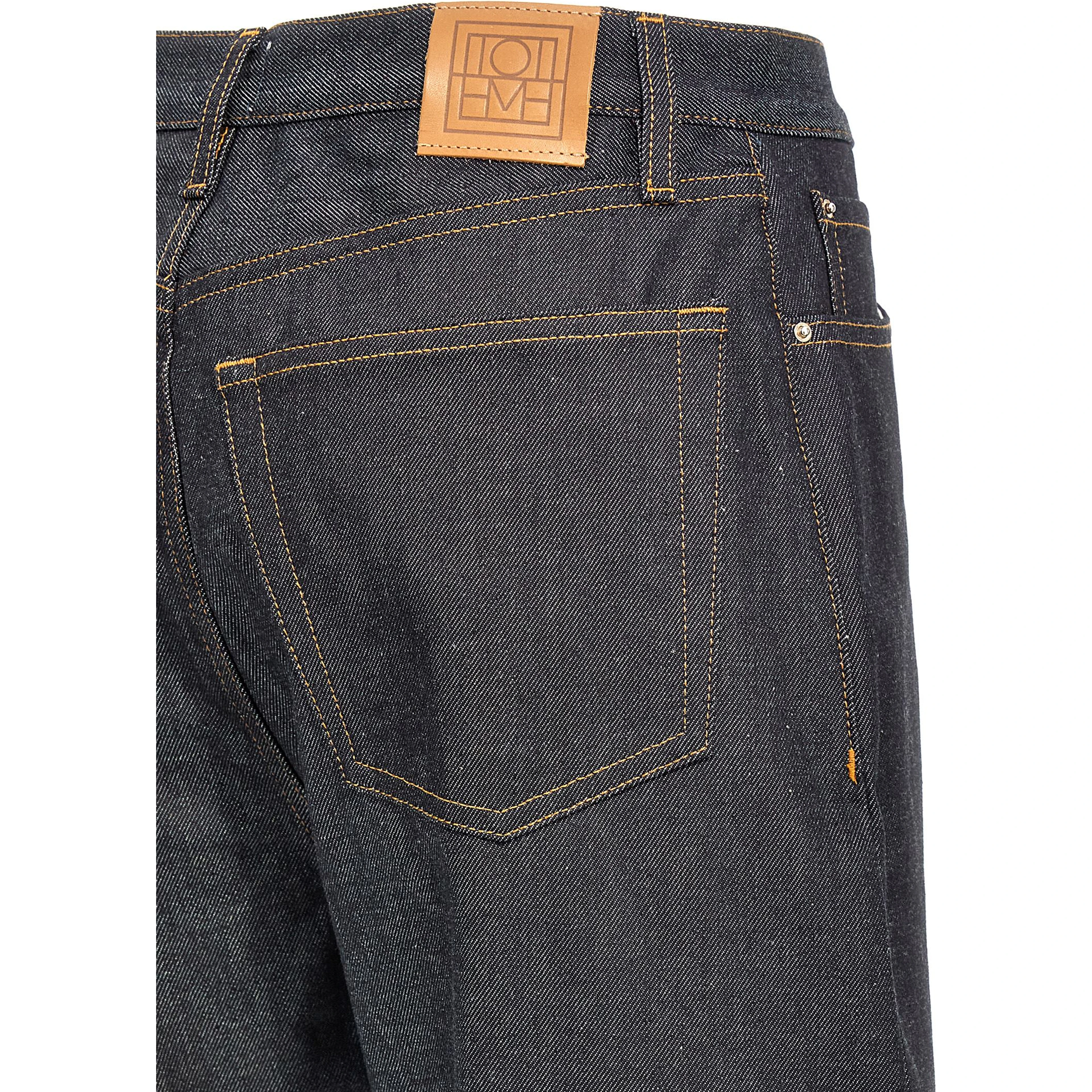 Blue Cotton Jeans Denim
