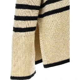 Bicolor Wool Cardigan