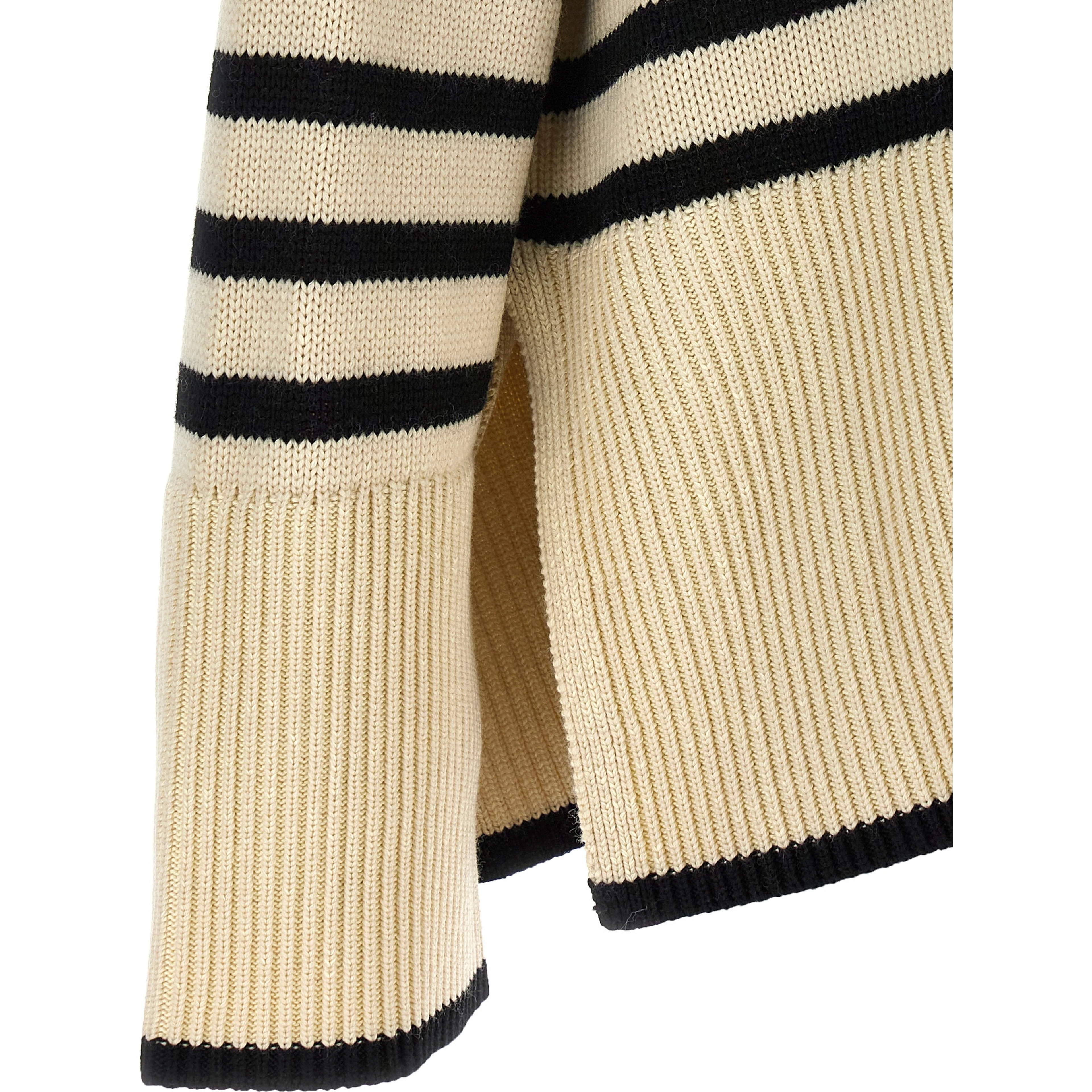 Bicolor Wool Cardigan