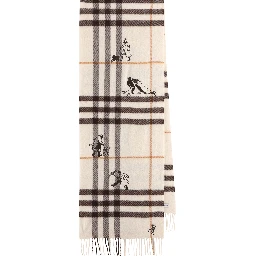 BURBERRY Scarfs White