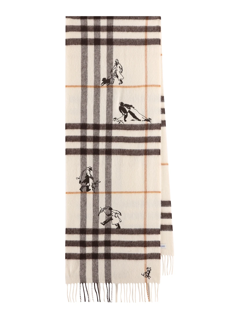 BURBERRY Scarfs White