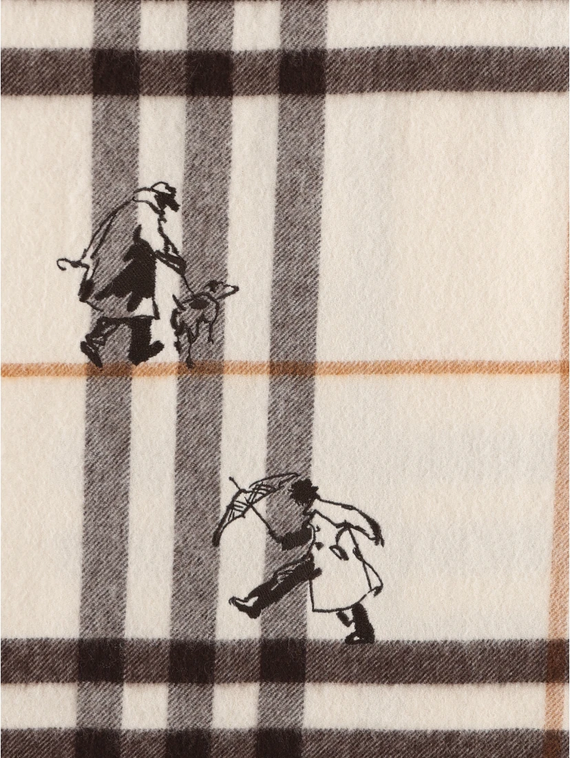 BURBERRY Scarfs White