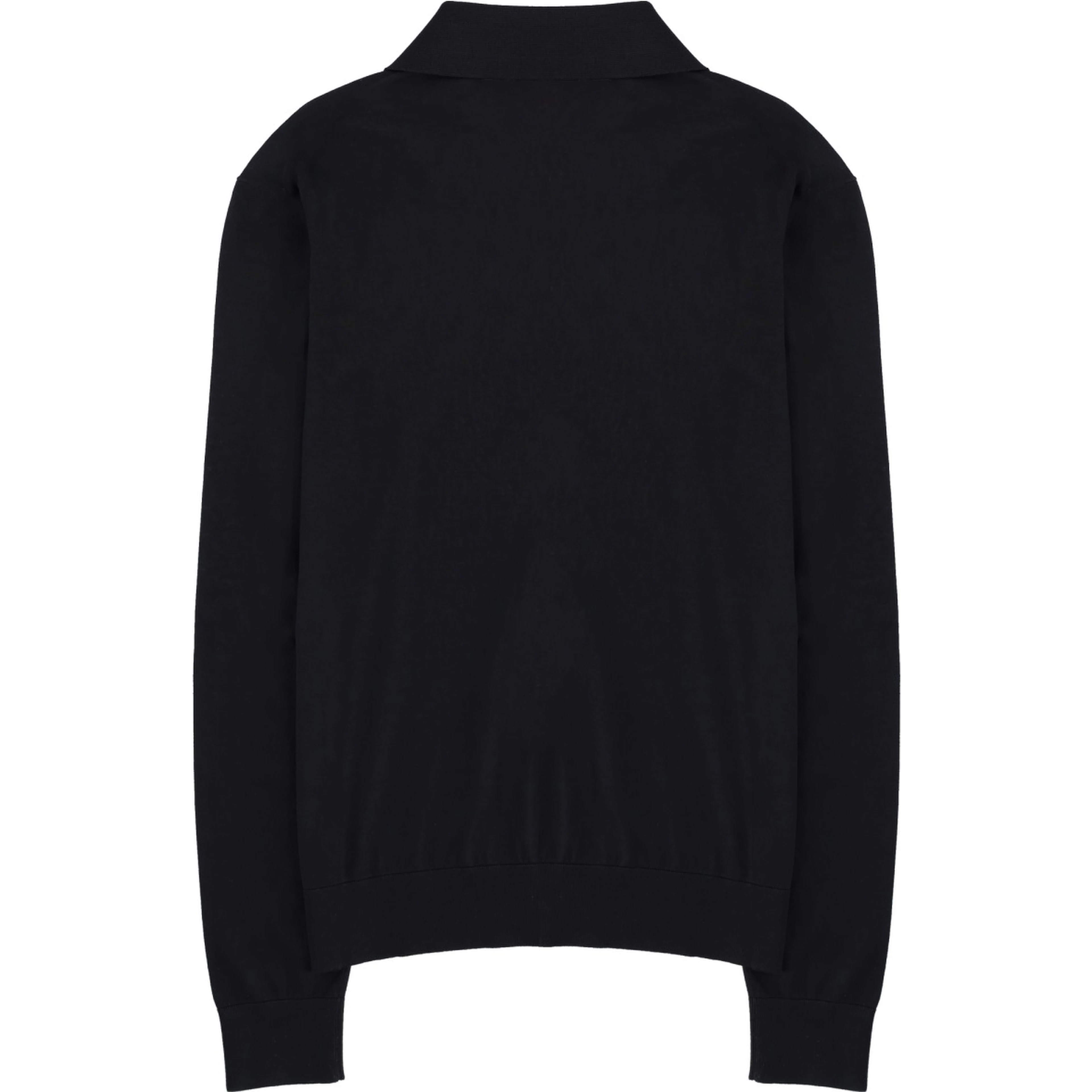 POLO IN MAGLIA DI COTONE E SETA