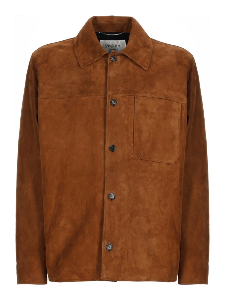 OVERSHIRT IN SUEDE