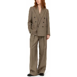 PANTALONE SARTORIALE IN LANA E SETA