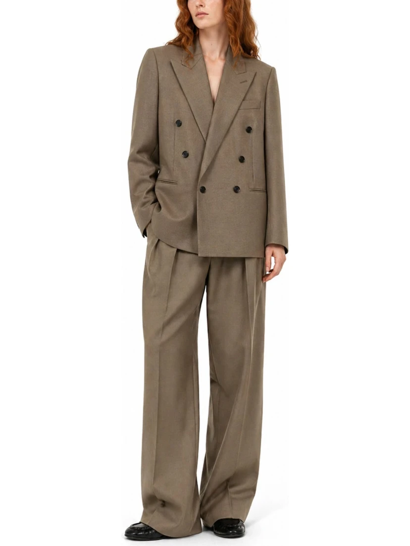 PANTALONE SARTORIALE IN LANA E SETA