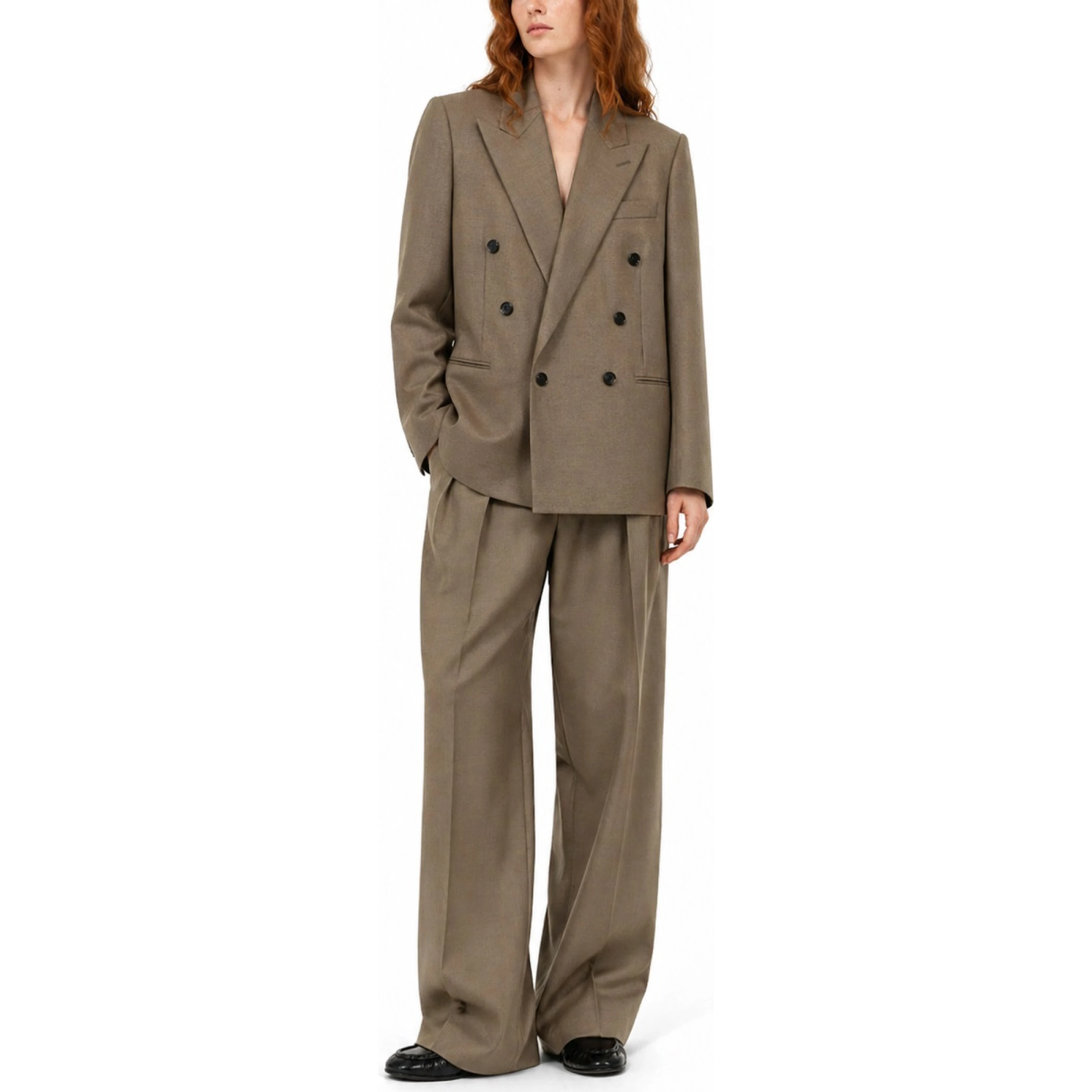 PANTALONE SARTORIALE IN LANA E SETA