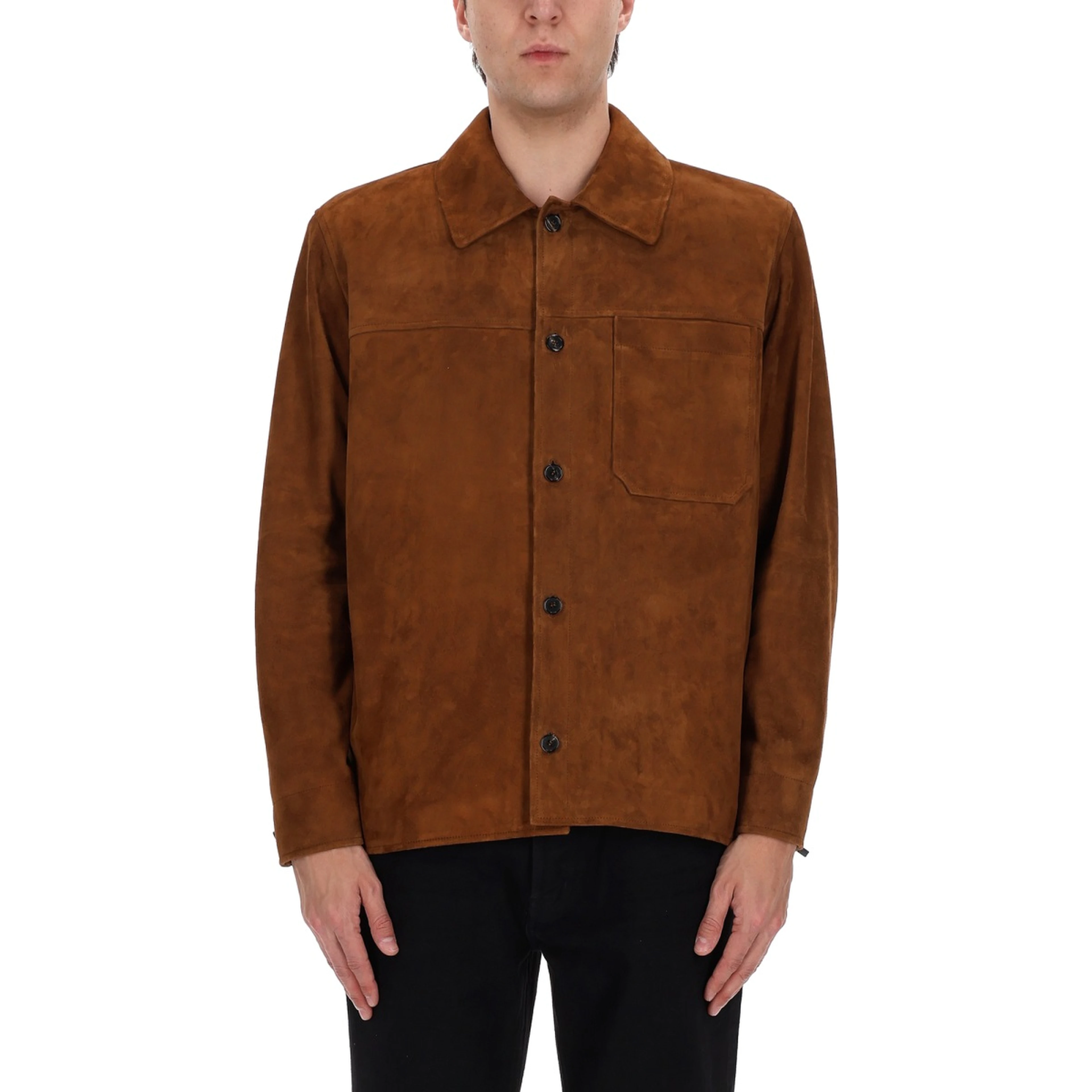 OVERSHIRT IN SUEDE