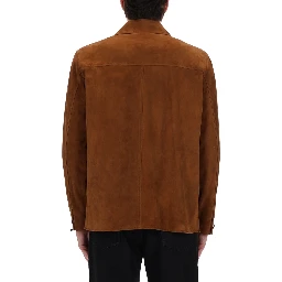 OVERSHIRT IN SUEDE
