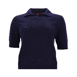 SILK AND COTTON POLO SHIRT
