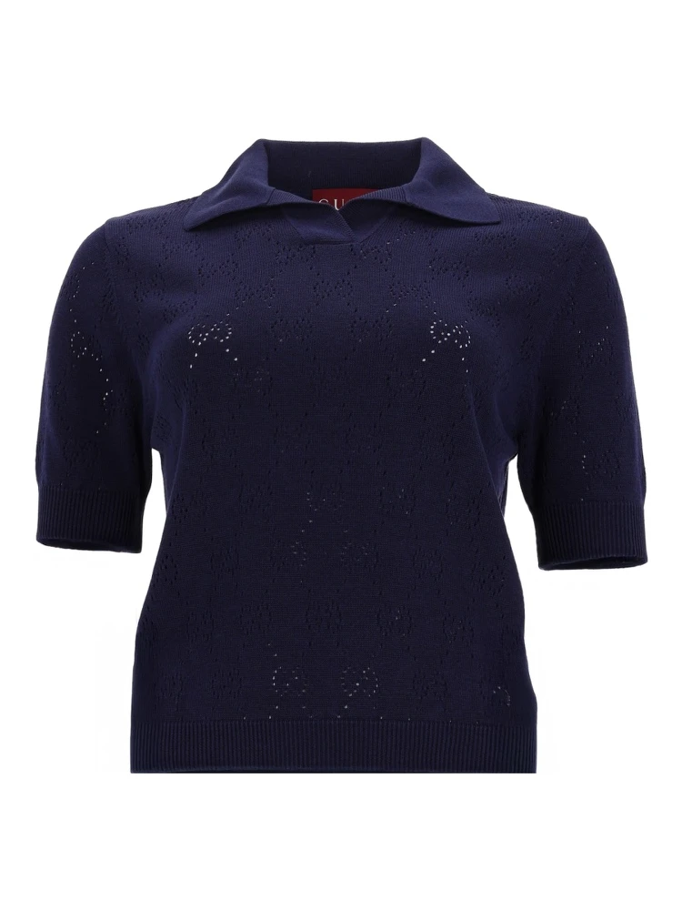 SILK AND COTTON POLO SHIRT