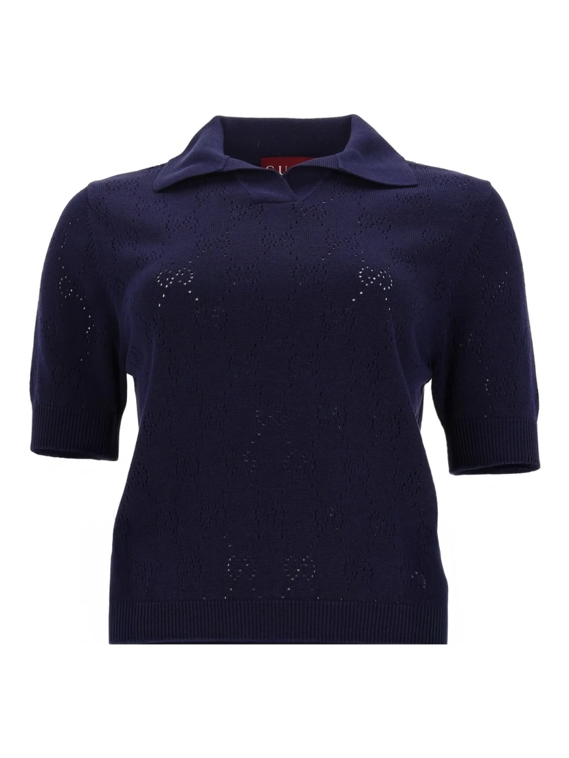 SILK AND COTTON POLO SHIRT