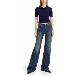 SILK AND COTTON POLO SHIRT