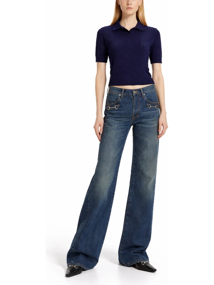 SILK AND COTTON POLO SHIRT alternative