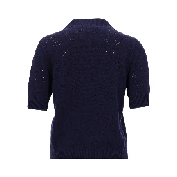SILK AND COTTON POLO SHIRT