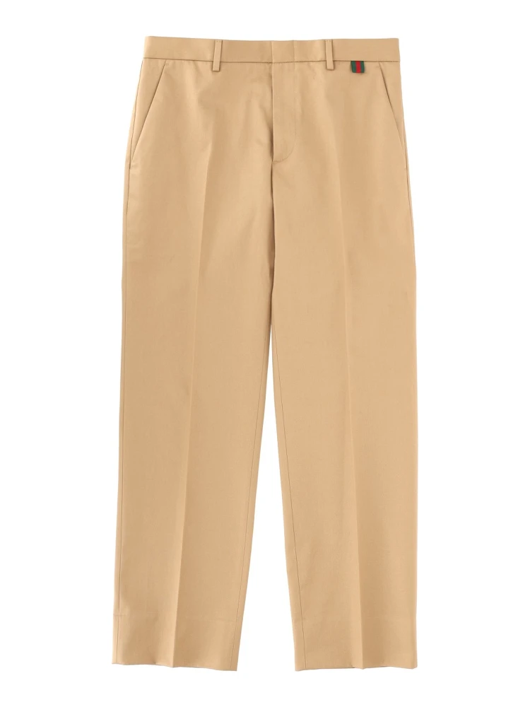 COTTON TAILORED PANTS