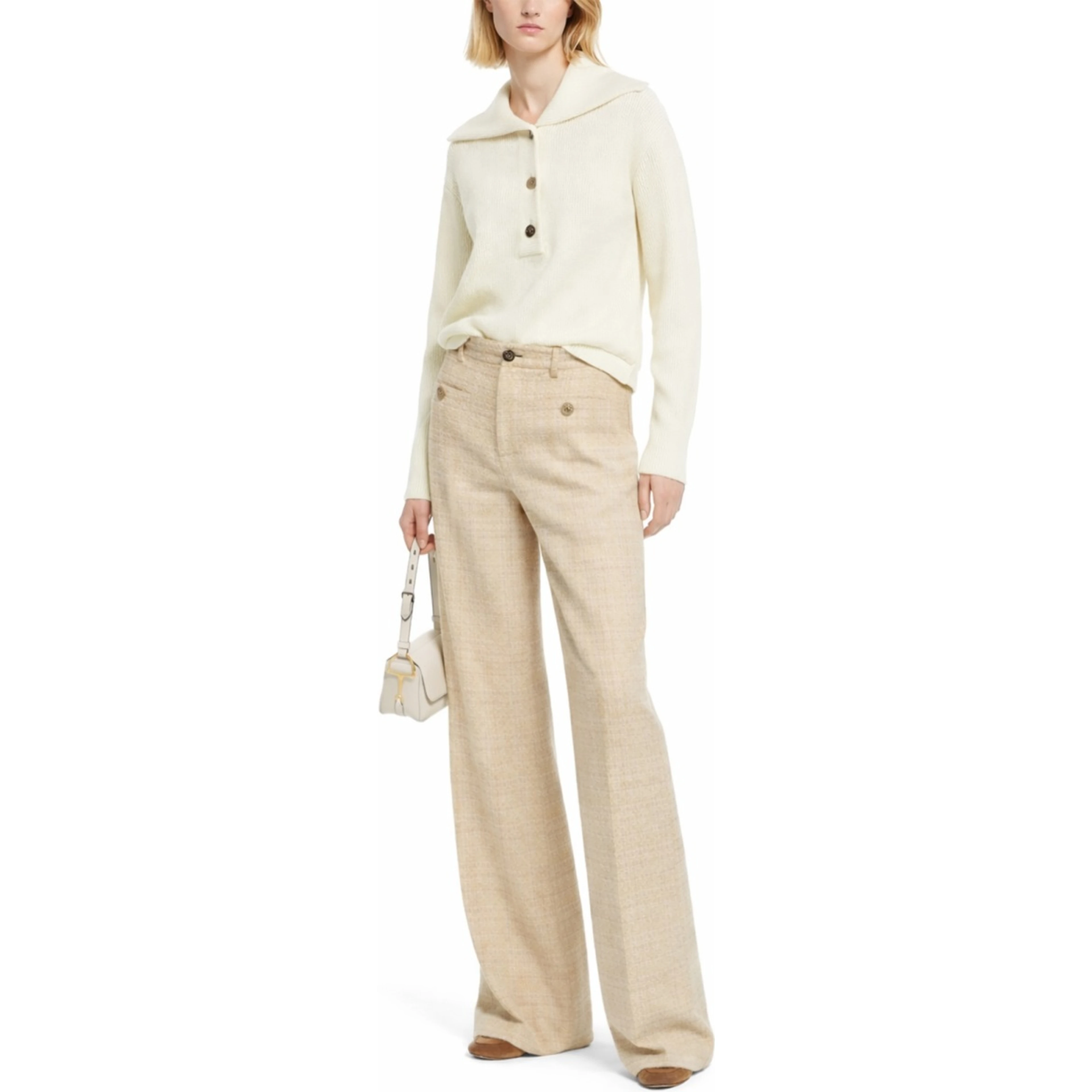 COTTON TAILORED PANTS