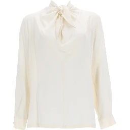 SILK CHARMEUSE BLOUSE