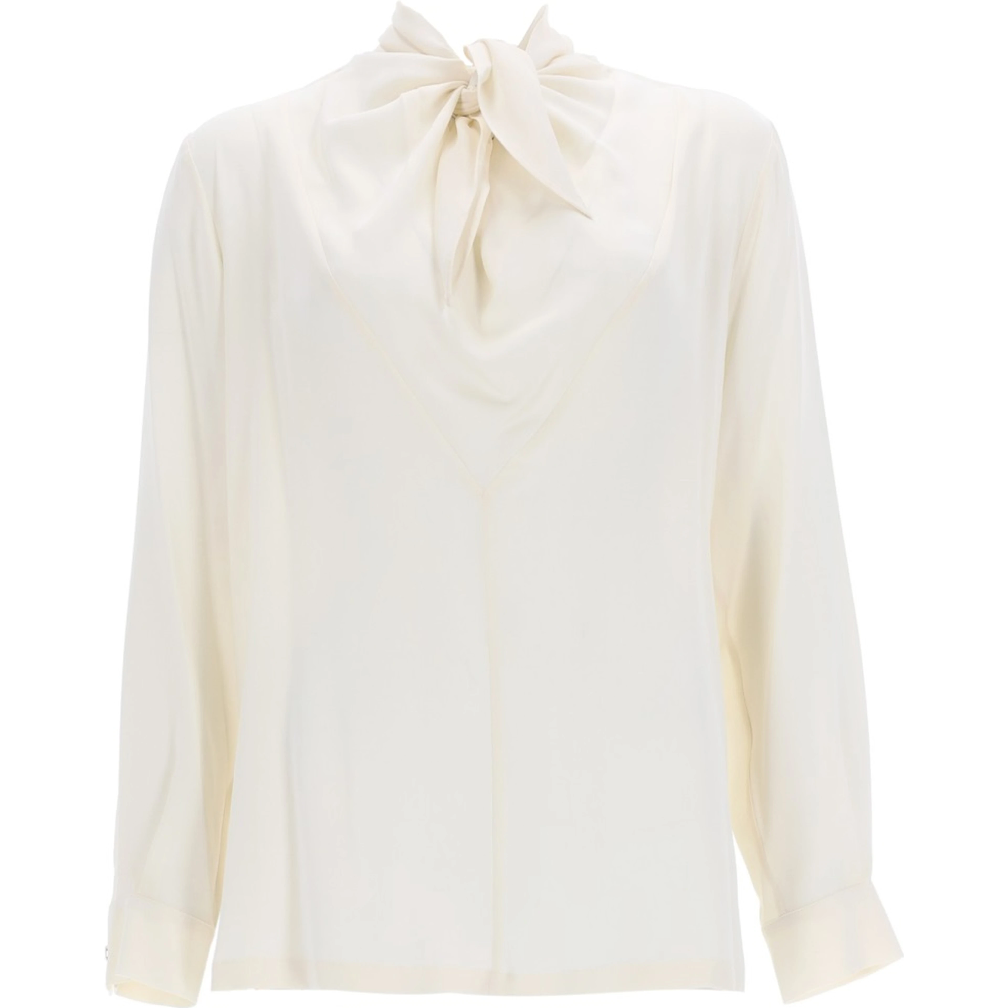 SILK CHARMEUSE BLOUSE
