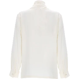 SILK CHARMEUSE BLOUSE