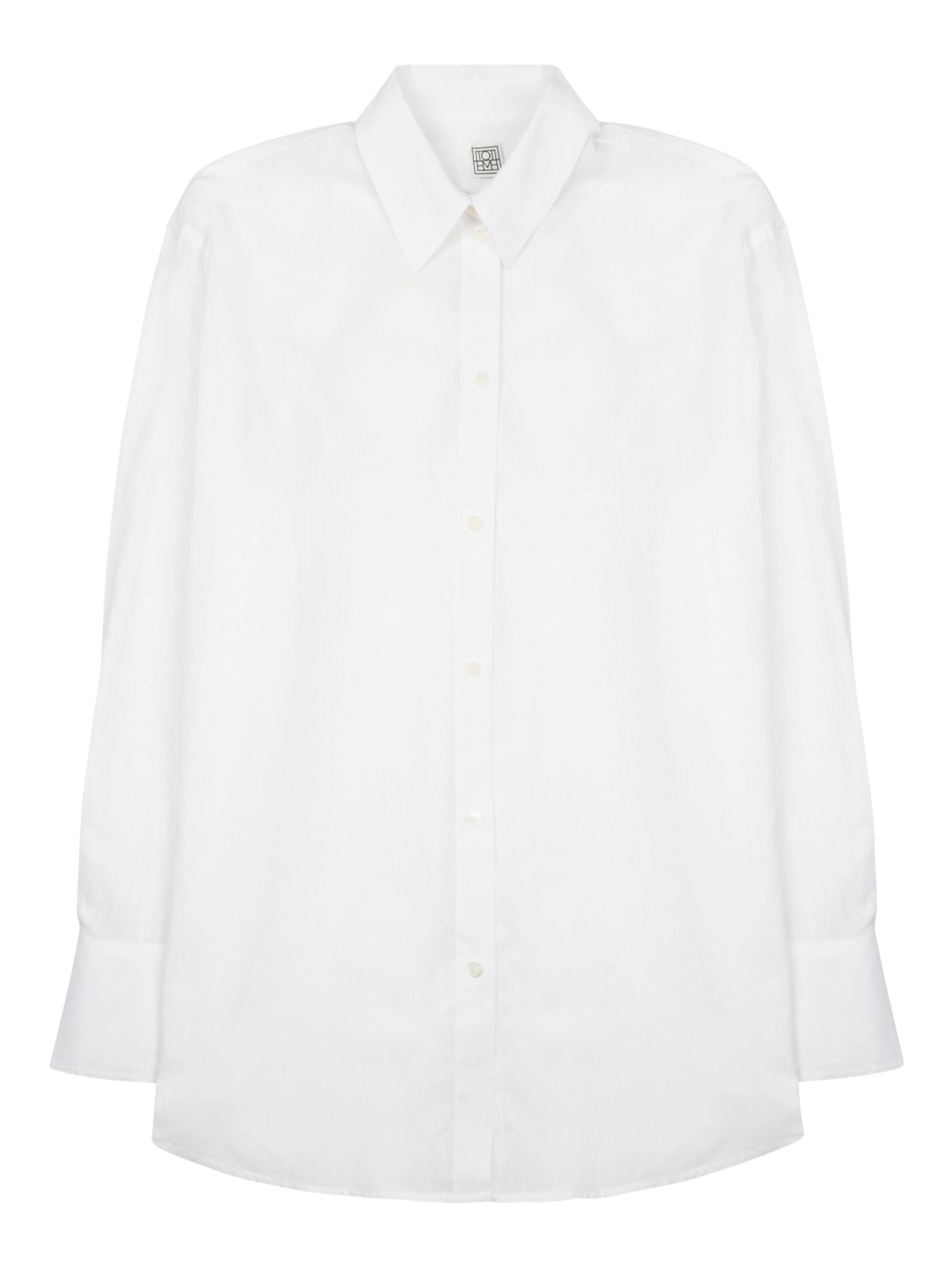 CAMICIA OVERSIZE IN COTONE E LINO