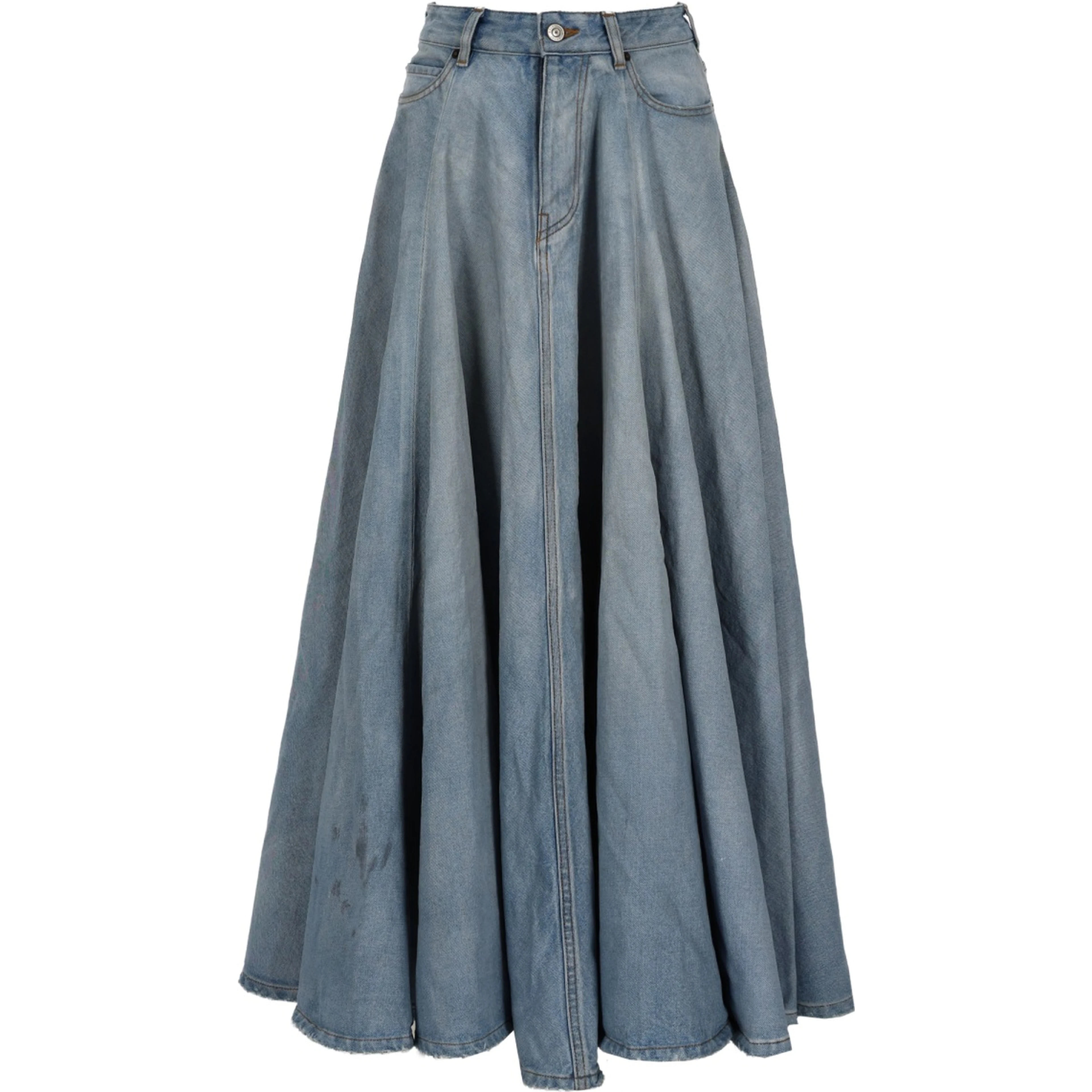 LONG "GODET" SKIRT