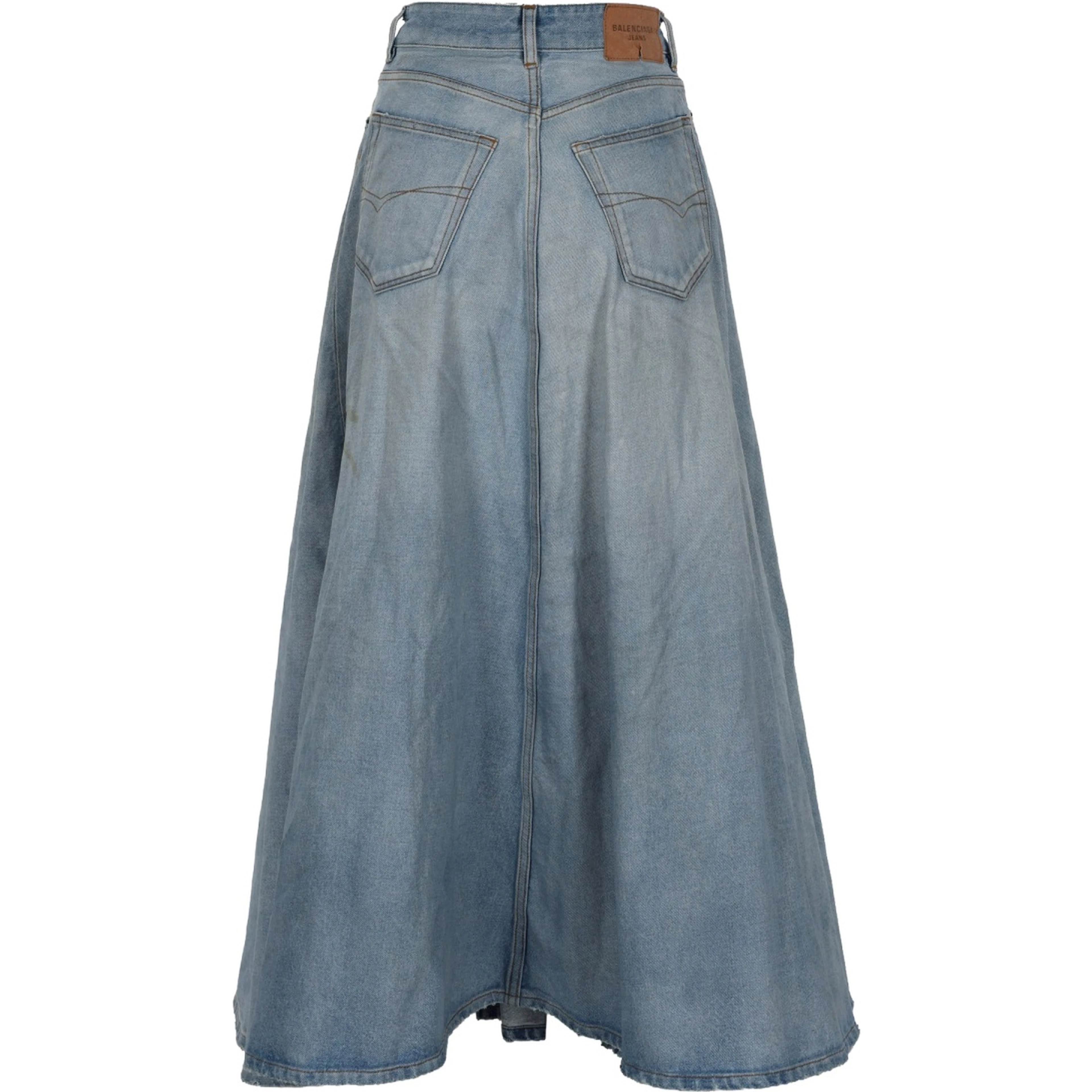 LONG "GODET" SKIRT