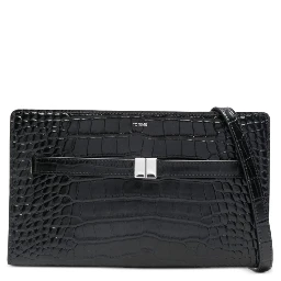 EMBOSSED SHOULDER BAG