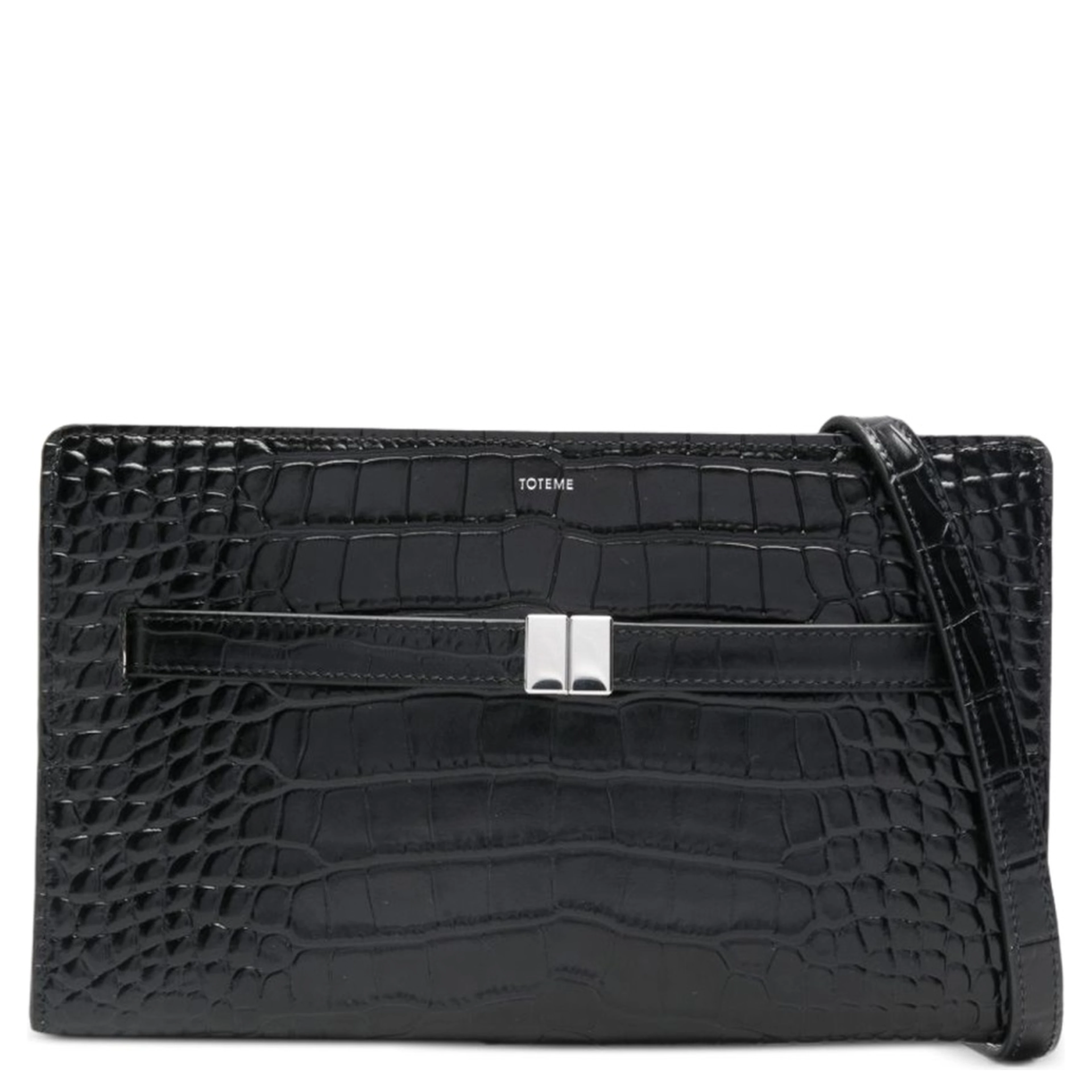 EMBOSSED SHOULDER BAG