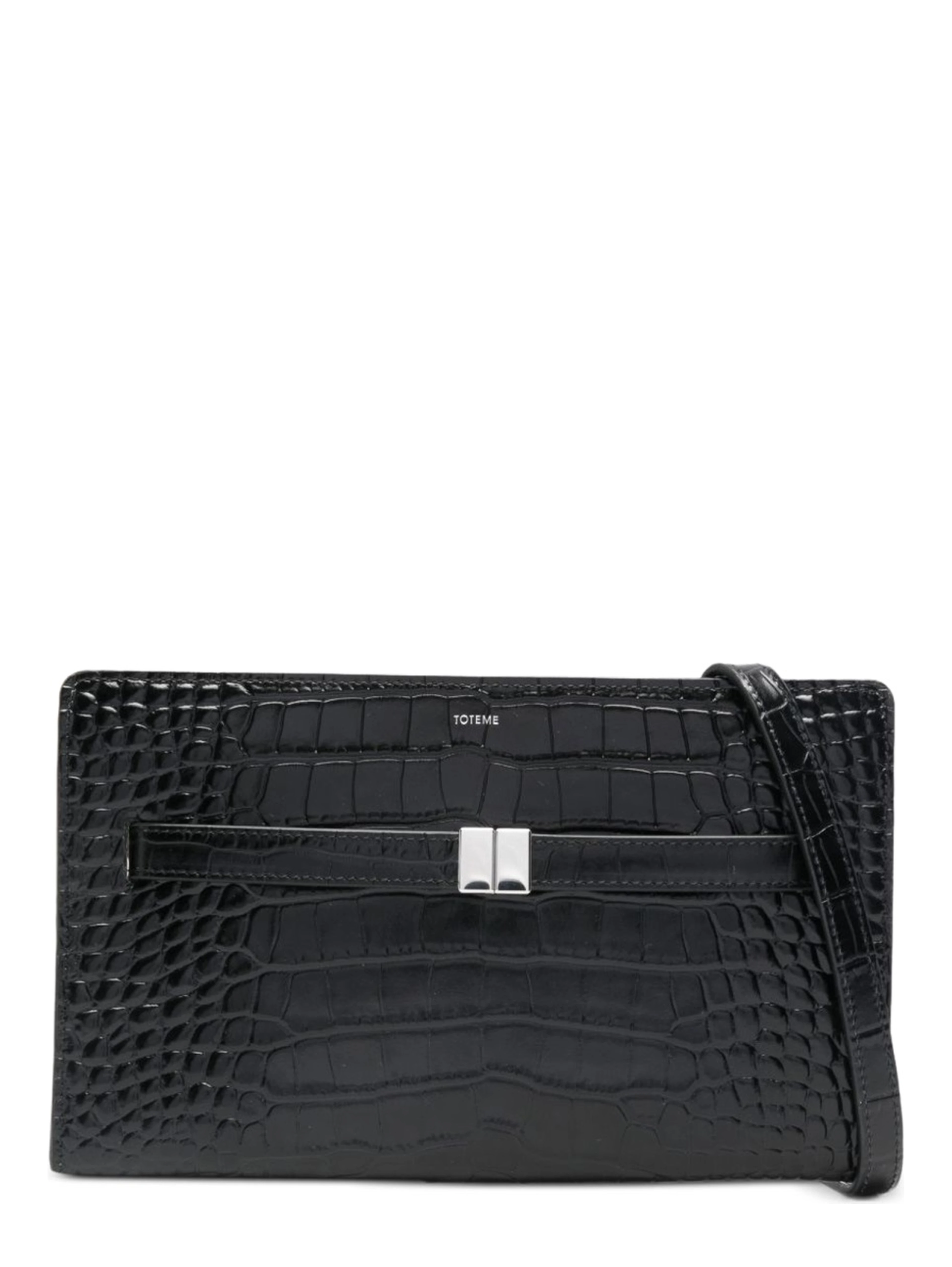 EMBOSSED SHOULDER BAG