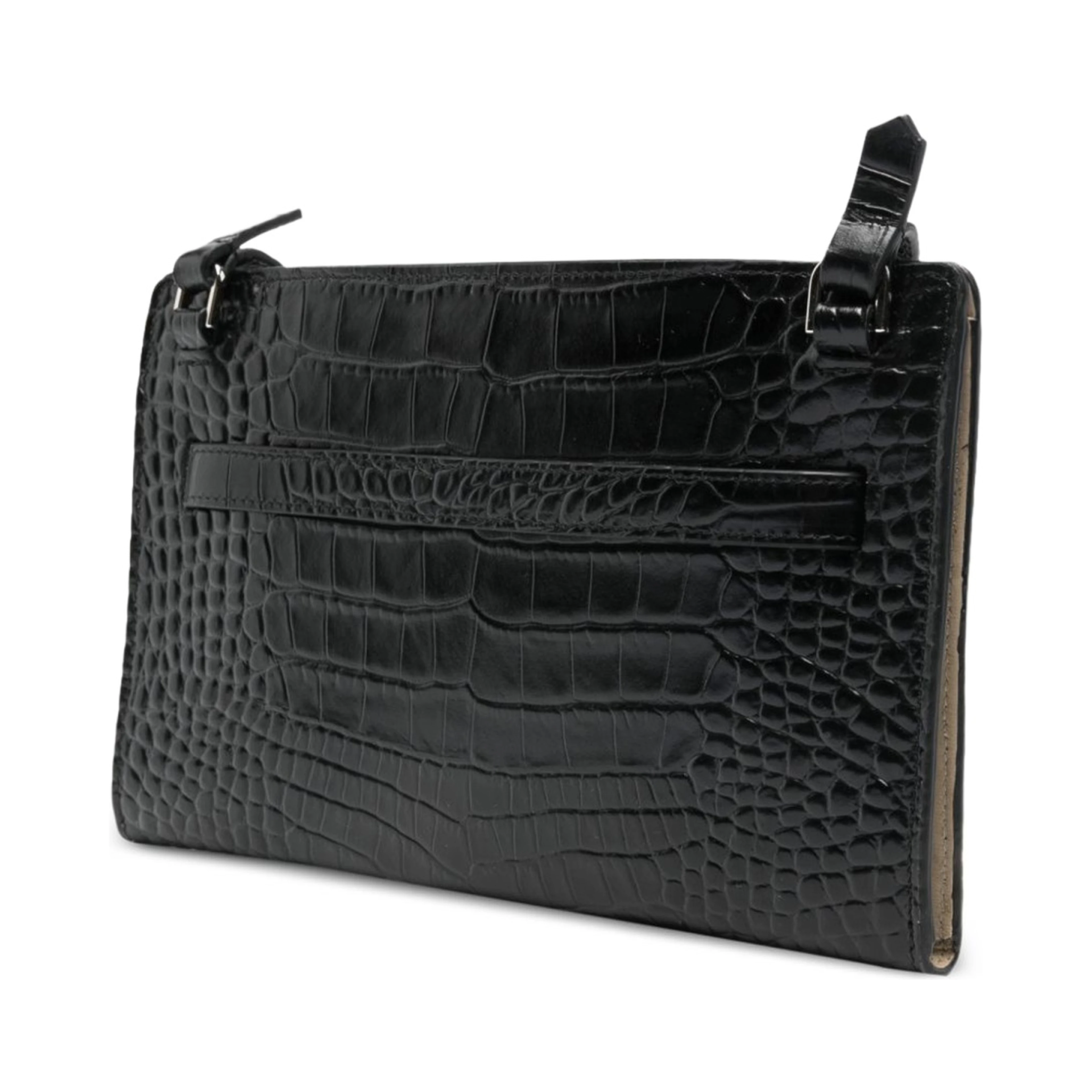 EMBOSSED SHOULDER BAG