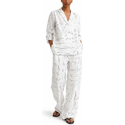PANTALONE CON RICAMO MONOGRAM