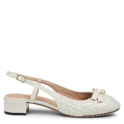 DÉCOLLETÉ "BALLET" IN PELLE