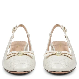 DÉCOLLETÉ "BALLET" IN PELLE