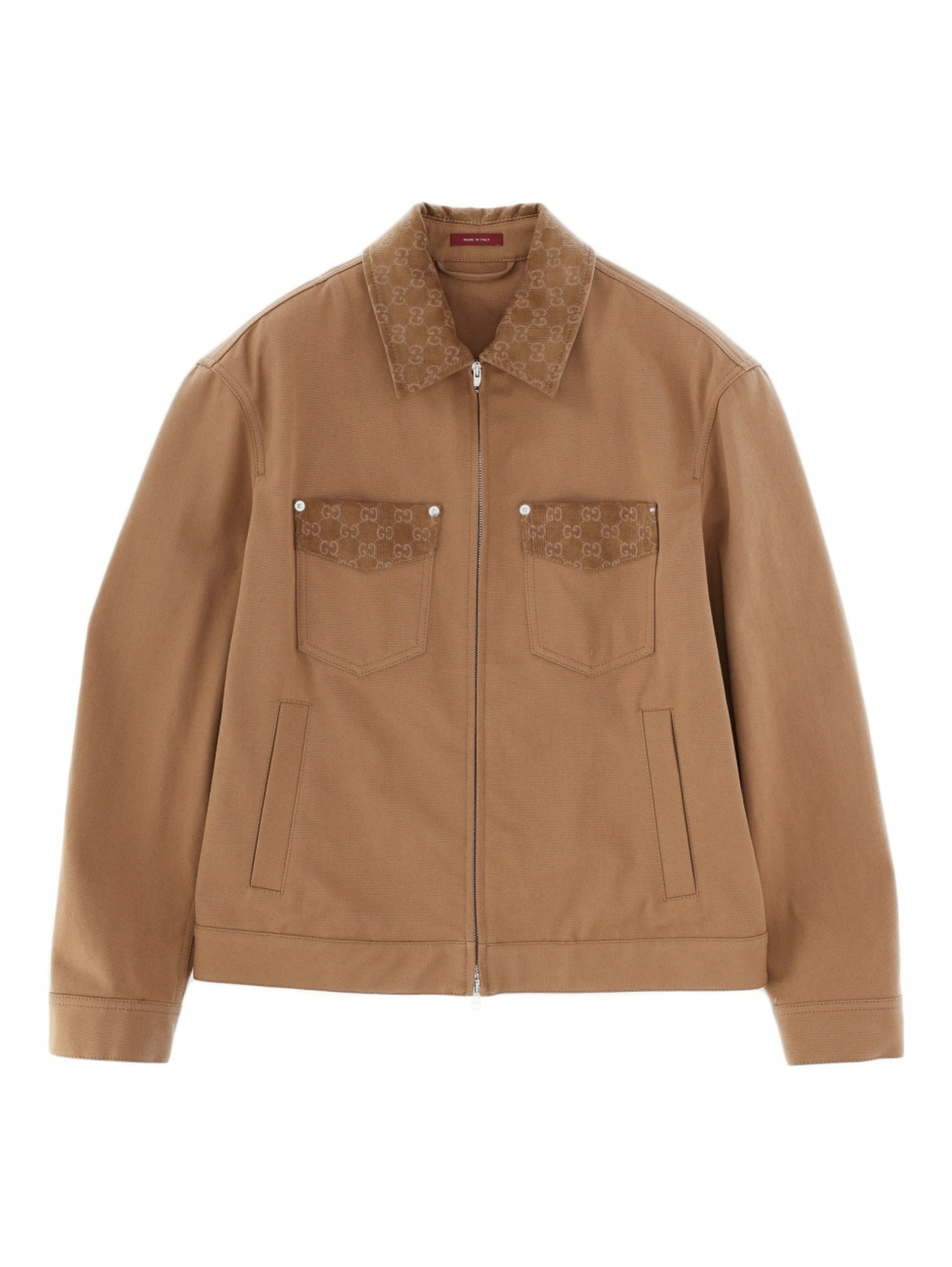JACKET WITH ZIPPER AND COLLAR