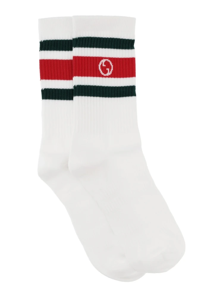 ROUND GG CROSSOVER SOCK