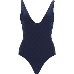 "GG" WEAVE ONE PIECE SWIMSUIT