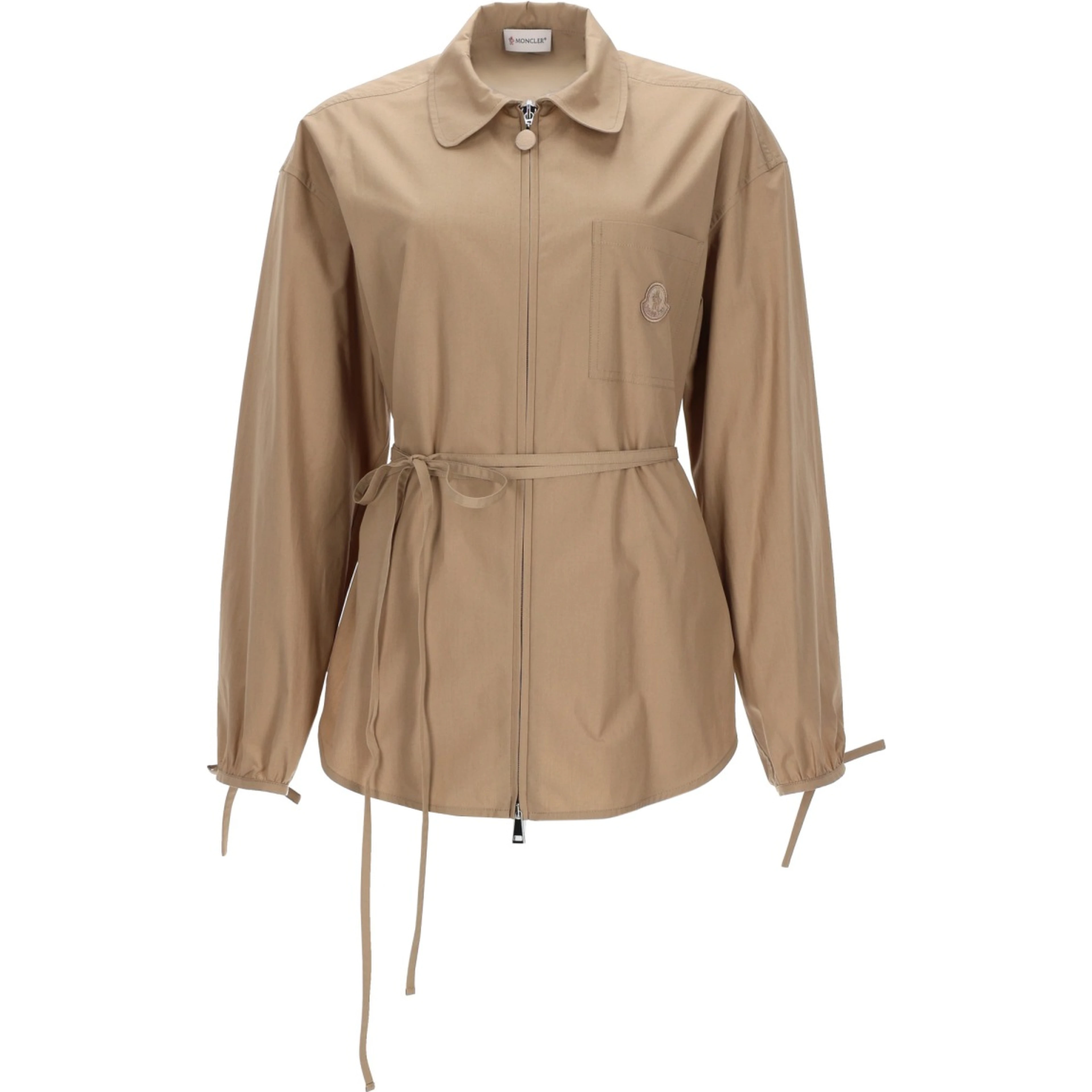 GIACCA CON ZIP E CINTURA