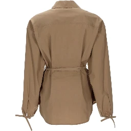 GIACCA CON ZIP E CINTURA