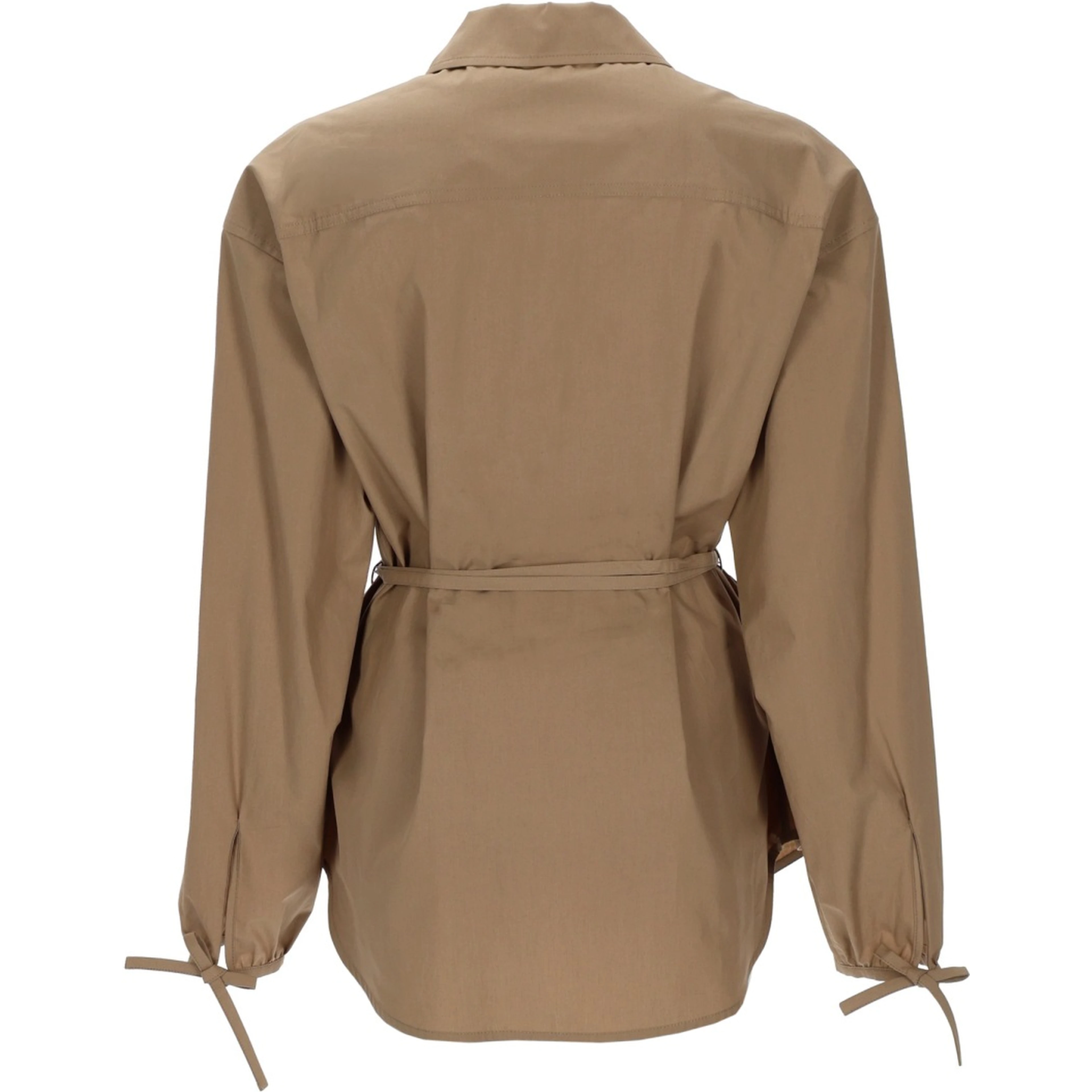 GIACCA CON ZIP E CINTURA
