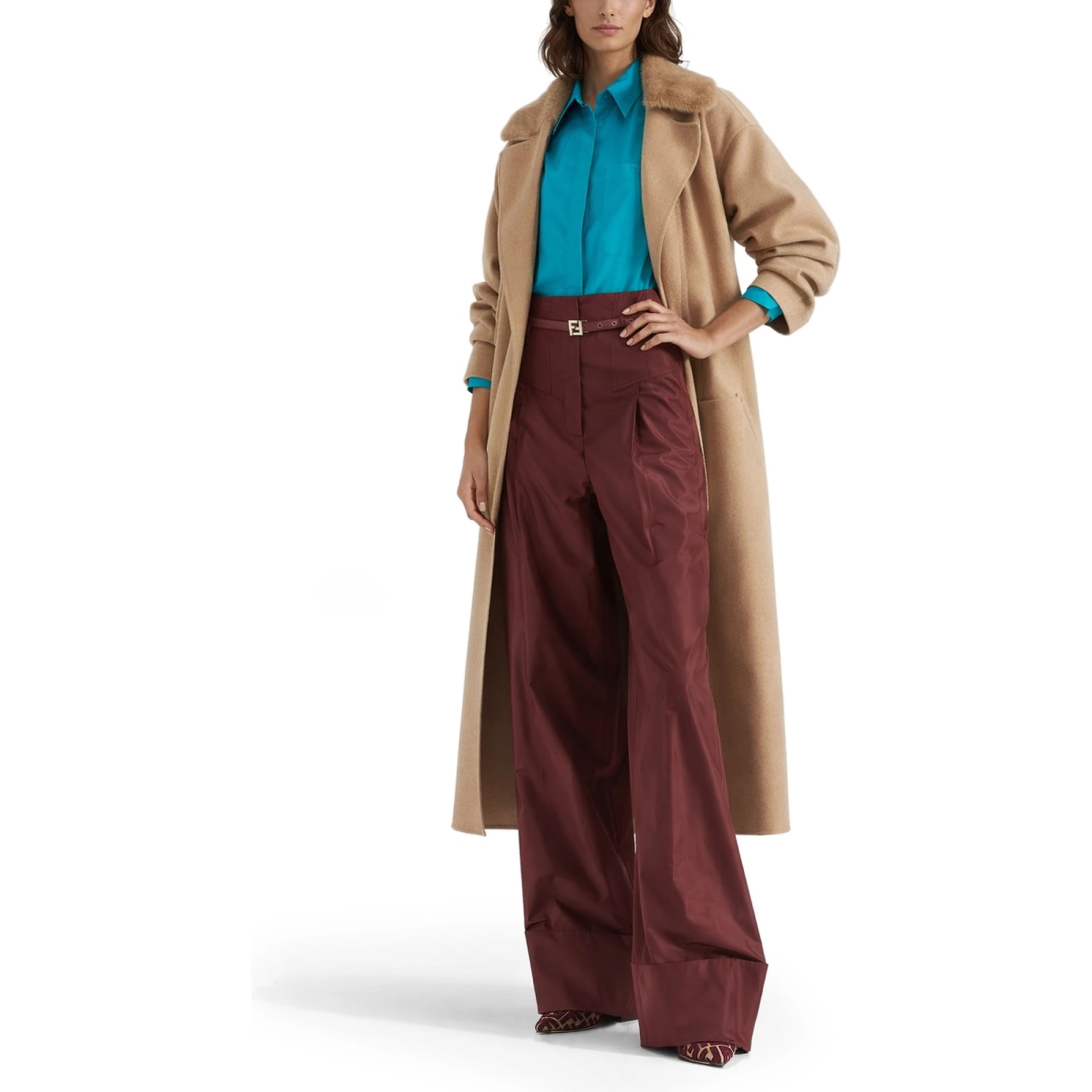 BELTED PANTS