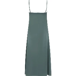 SATIN MIDI DRESS