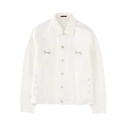 GIACCA IN DENIM CON MORSETTI