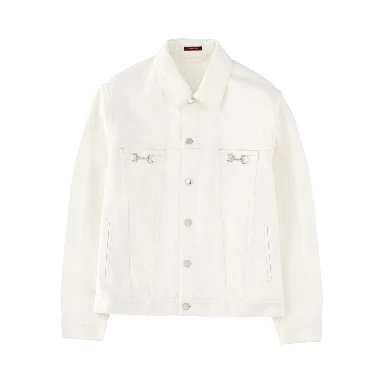 GIACCA IN DENIM CON MORSETTI