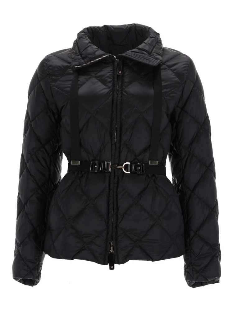 QUILTED JACKET WITH BELT