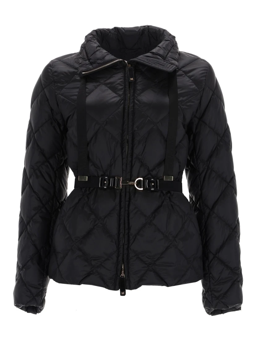 QUILTED JACKET WITH BELT