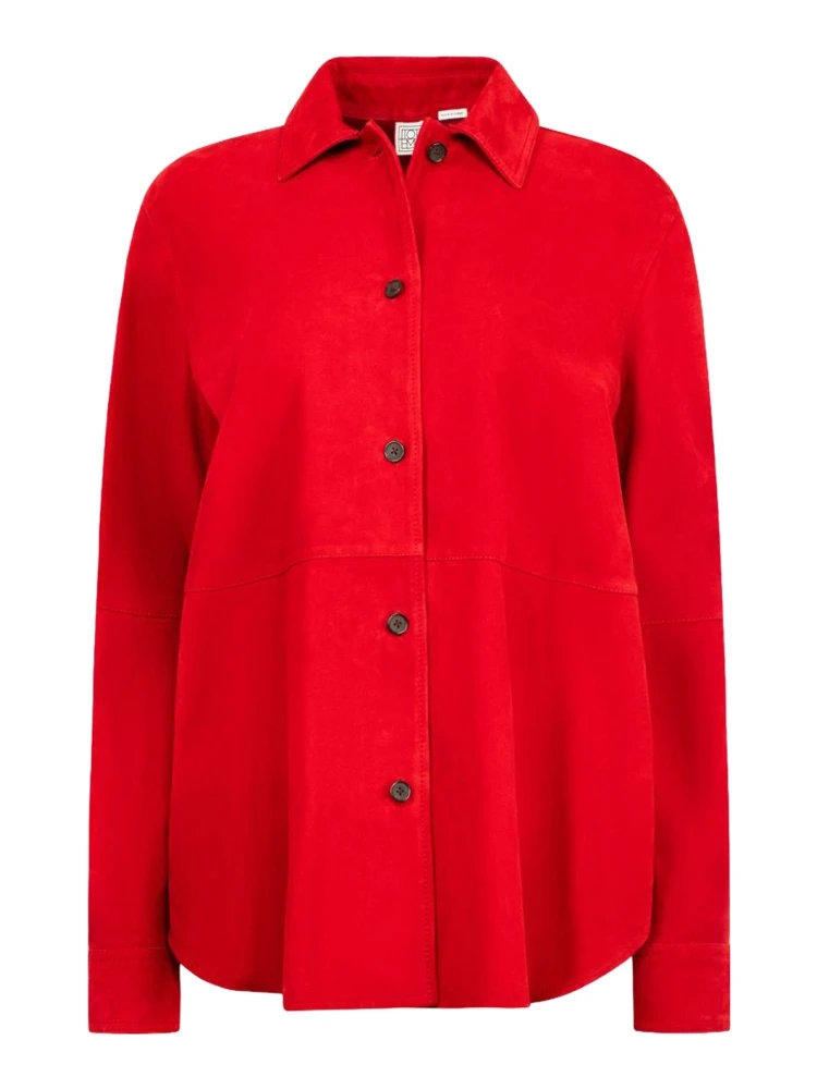 SUEDE "OVERSHIRT" SHIRT