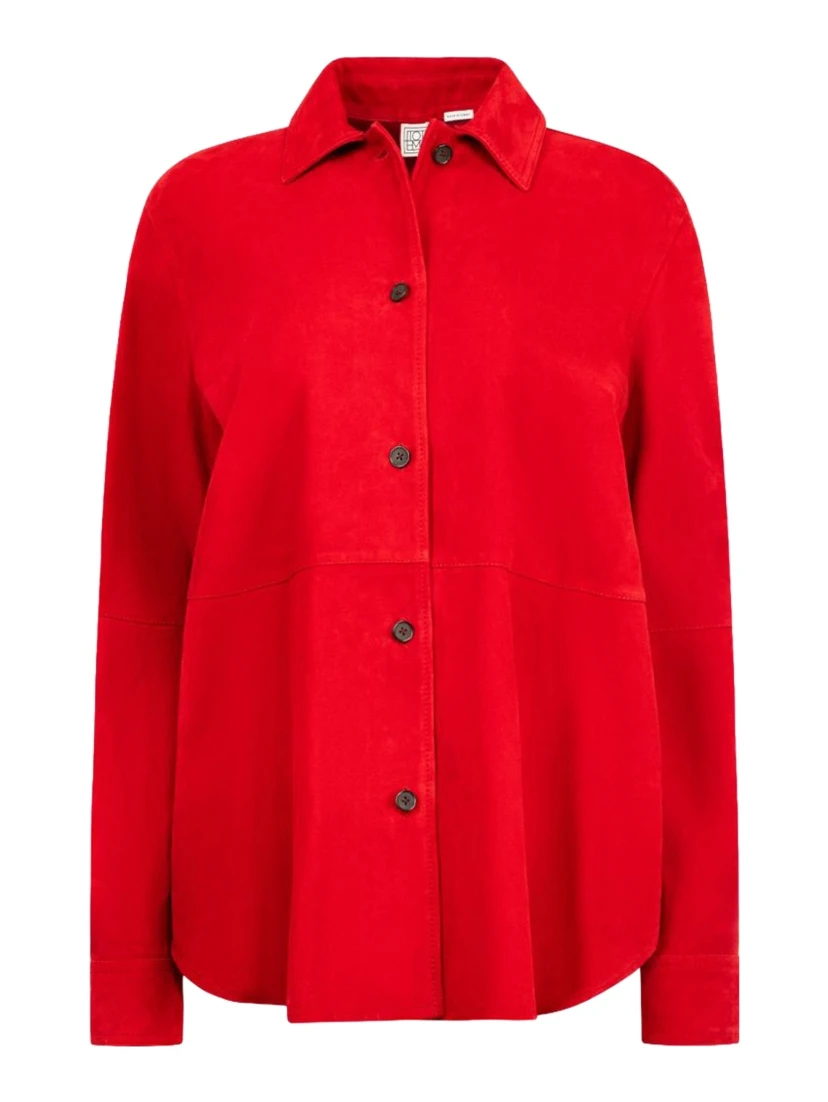 SUEDE "OVERSHIRT" SHIRT